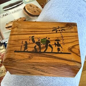 Wooden Box with  Art Design